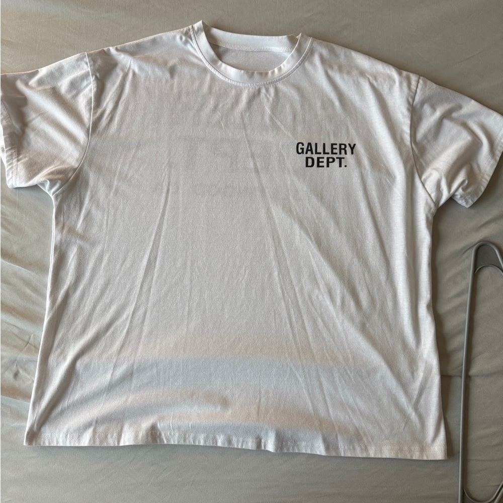 Gallery Dept White Short Sleeve Tee